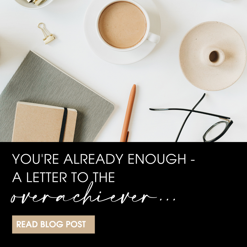 You're Already Enough : A Letter to the Overachiever