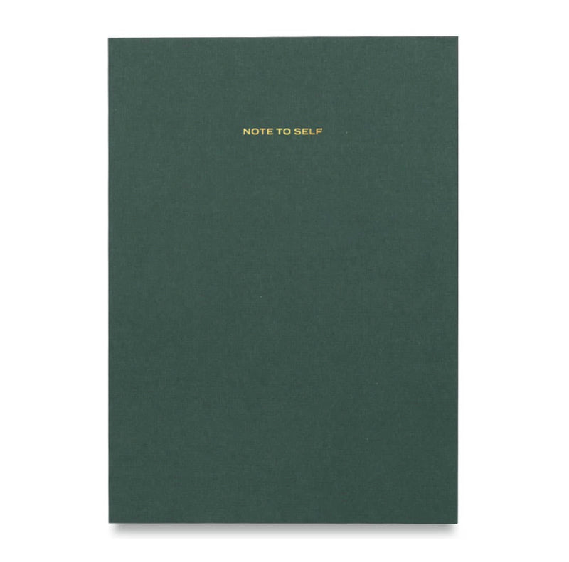 Green Note To Self Journal